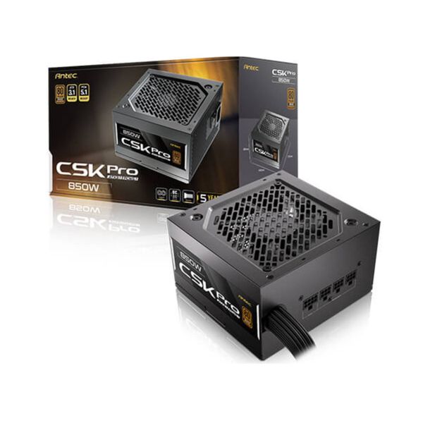 Nguồn máy tính ANTEC CSK850 PRO EC 80 Plus Bronze, 850W, ATX3.1, PCIE 5.1, Semi-Modular