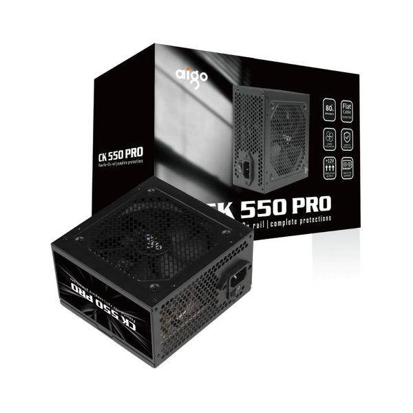 Nguồn máy tính AIGO CK550 PRO 550W 80+