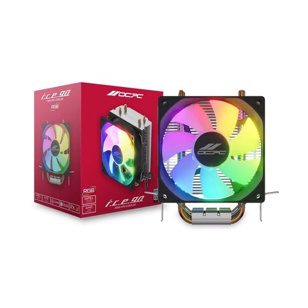 Tản nhiệt khí OCPC ICE-90 BLACK RGB - OCCICE90RBK