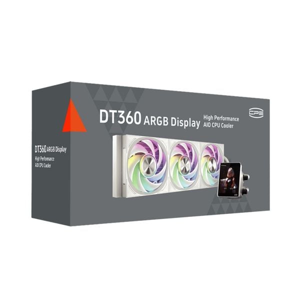 Tản nhiệt nước PCCOOLER DT360 ARGB Display White