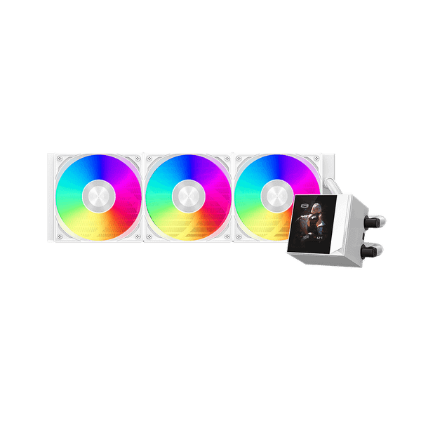 Tản nhiệt nước PCCOOLER DC360 Pro ARGB Display White