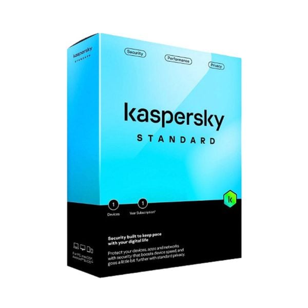 Phần mềm Kaspersky Standard - 1 DVC - 01 năm