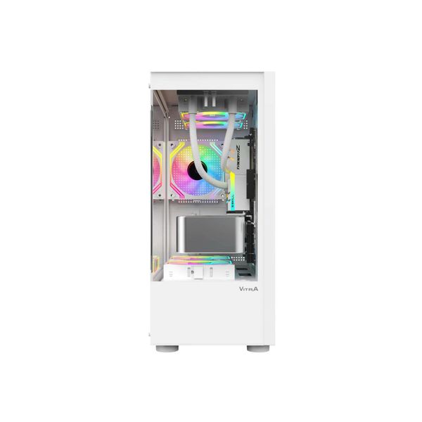 Vỏ máy tính VITRA Atlantis X6, White Seaview/Top RAD 240mm