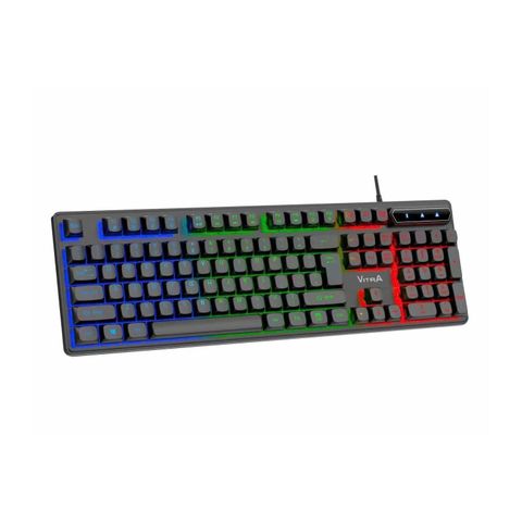 Bàn phím VITRA LK06 MULTIMEDIA RAINBOW LED BACKLIT Màu Đen