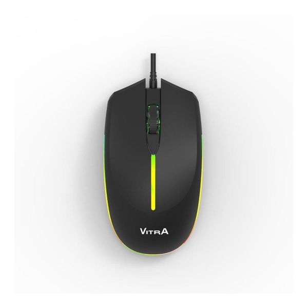 Chuột VITRA LUMI LM06 RAINBOW LED Màu Đen USB 2.0
