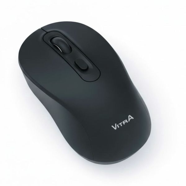Chuột không dây VITRA W9 PRO WIRELESS 2.4Ghz + BLUETOOTH Đen