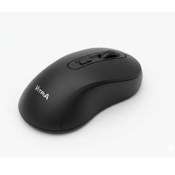 Chuột không dây VITRA W9 PRO WIRELESS 2.4Ghz + BLUETOOTH Đen