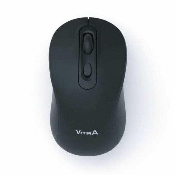 Chuột không dây VITRA W9 PRO WIRELESS 2.4Ghz + BLUETOOTH Đen