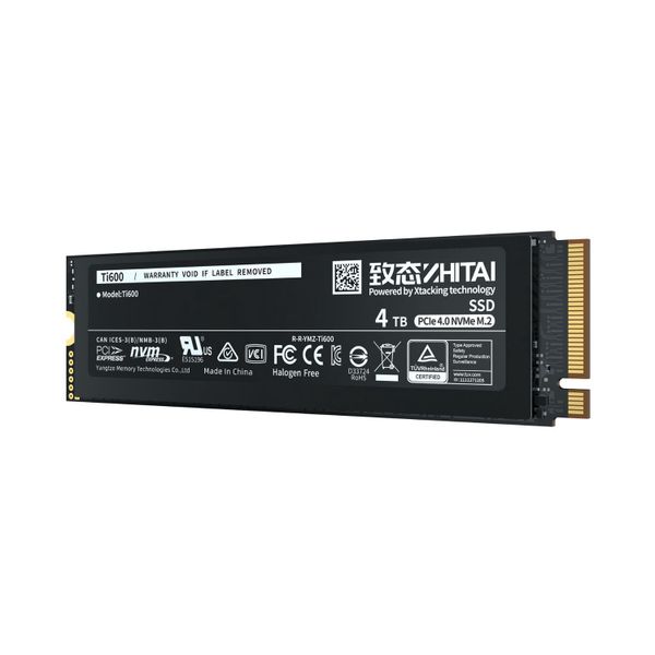 Ổ cứng SSD YMTC Zhitai Ti600 4TB M.2 2280 PCIe Gen4x4 NVMe 4.0