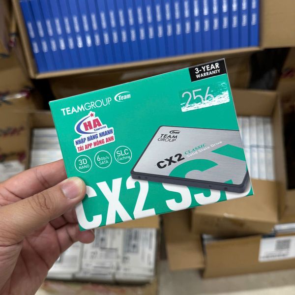Ổ cứng SSD TeamGroup CX2 256GB 2.5 inch SATA III