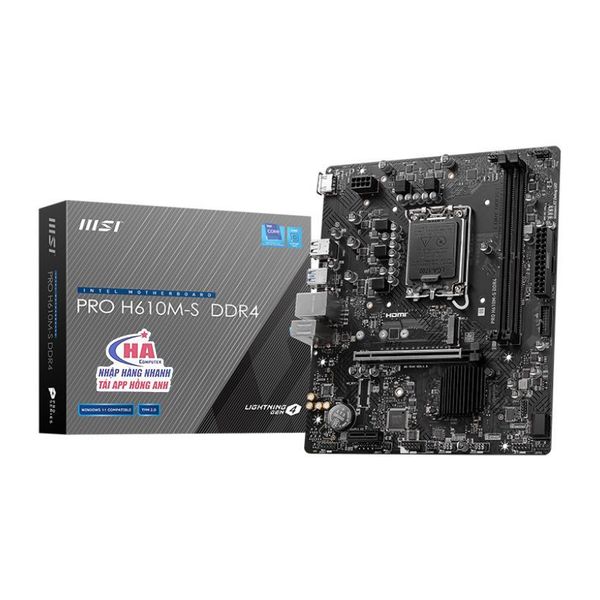 Bo mạch chủ MSI Pro H610M-S DDR4