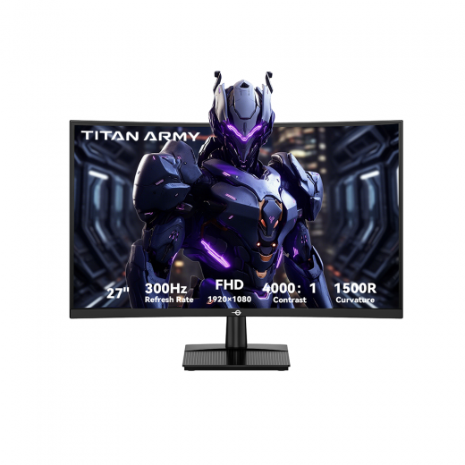 Màn hình TITAN ARMY C27A1H 27 inch, FHD, 1ms 300 Hz,  HVA, Cong