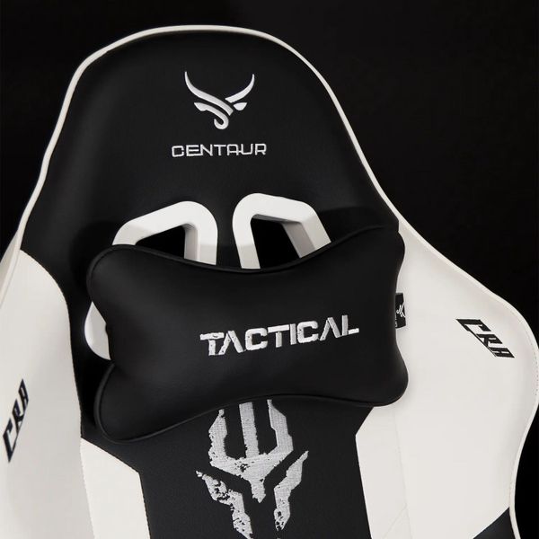Ghế CENTAUR gaming Tatical CRA White