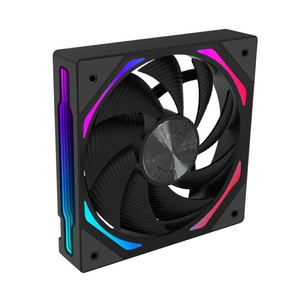 Quạt fan case CENTAUR CT8400 RGB cánh Đen
