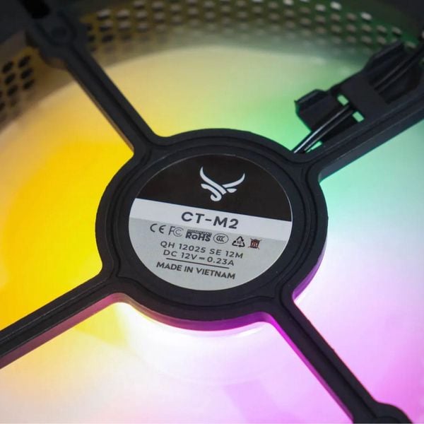 Quạt fan case CENTAUR CT-M2 Đen