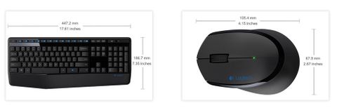 Bộ bàn phím chuột wireless Logitech MK345