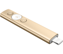 Bút trình chiếu LOGITECH SPOTLIGHT – Vàng Gold
