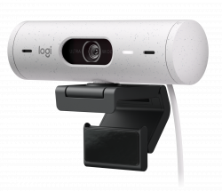 Webcam Logitech BRIO 500 1080p FHD Trắng nhạt 960-001429