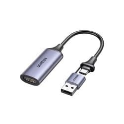 Cáp HDMI to USB 2.0, Type C live streaming 1080P Ugreen (40189)