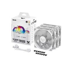Bộ 3 quạt tản nhiệt ASUS TUF Gaming TR120 ARGB WHITE