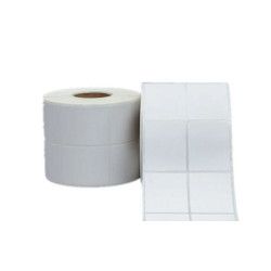 Giấy decal PVC 40mmx60mmx50m (2 tem 1 hàng)