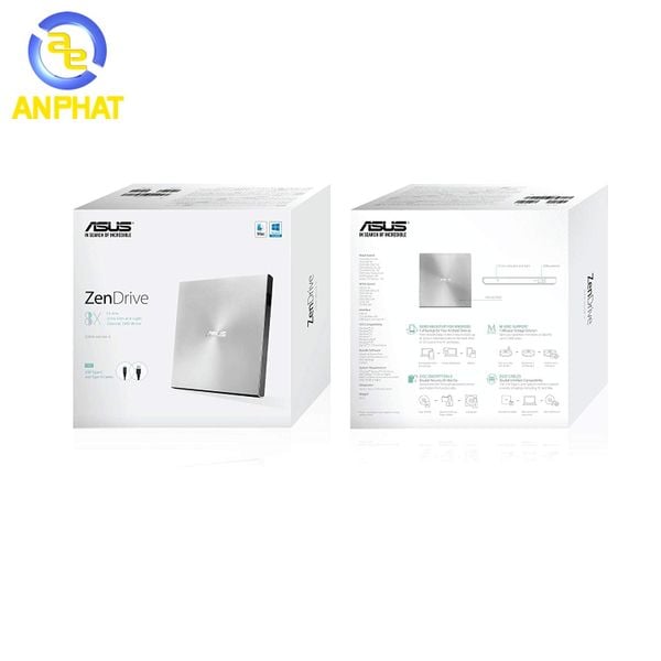 Ổ đĩa quang gắn ngoài Asus SDRW-08U9M-U