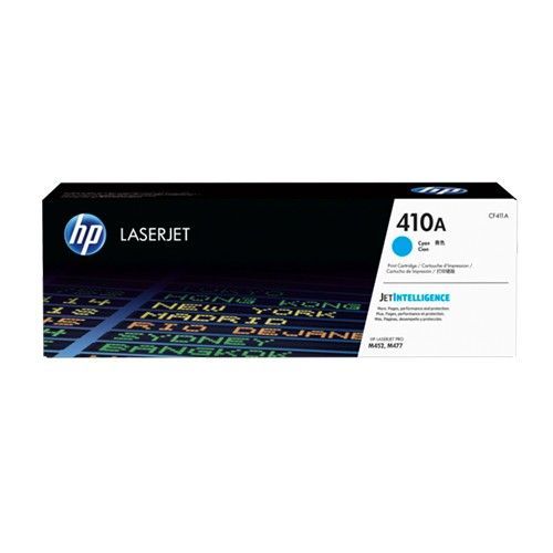 Mực hộp máy in laser HP CF411A Cyan - Dùng cho máy HP Color LaserJet Pro M477fdw, M477fnw, M377dw, M452dn, M452dw, M452nw