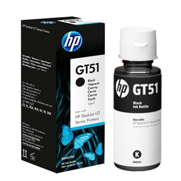 Mực hộp máy in phun HP GT51 (M0H57AA) Black - Dùng cho máy in HP GT 5810/ GT 5820/ Ink Tank 315, 415, Smart Tank 210, 580, 670, 720, 750
