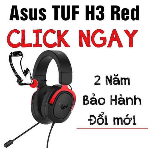 Tai nghe Asus TUF H3 Red