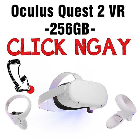Kính thực tế ảo Oculus Quest 2 VR 256GB ( thay thế Rift S )