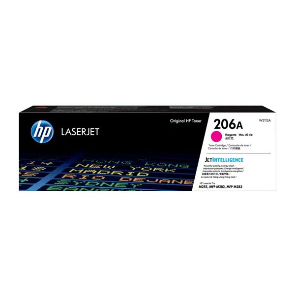 Mực hộp máy in laser HP 206A Magenta (W2113A) -  Dùng cho máy in m255nw/m255dw/M183fw/ M283fdn/ M283fdw