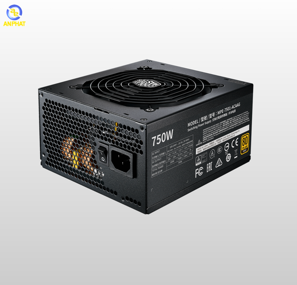 Nguồn Cooler master MWE GOLD 750 - 750W V2 Fully modular (MPE-7501-AFAAG-EU)