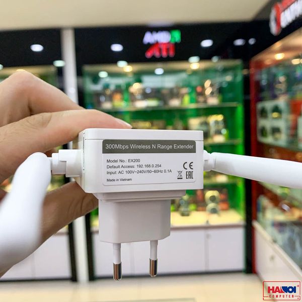 Bộ kích sóng wifi Totolink EX200 Tốc độ N300Mbps