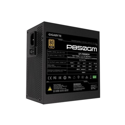 Nguồn GIGABYTE GP-P850GM 850w (80 Plus Gold/Full Modular/ Màu Đen)