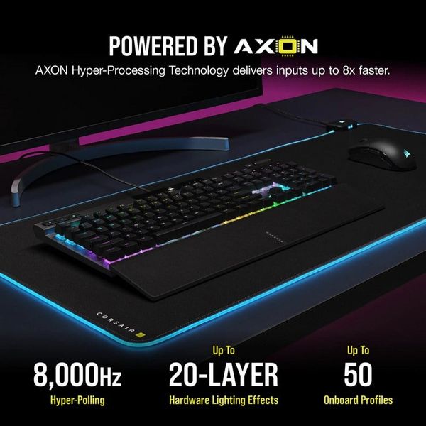 Bàn phím cơ Corsair K70 RGB Pro Silent switch