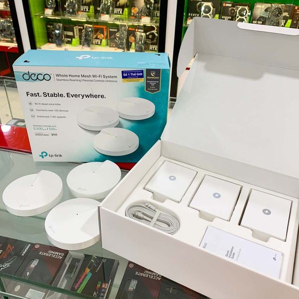 Bộ phát wifi mesh TP-Link Deco M5 3-Pack