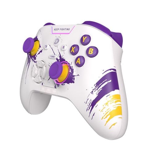 Tay cầm game DareU H105 Wireless White Purple