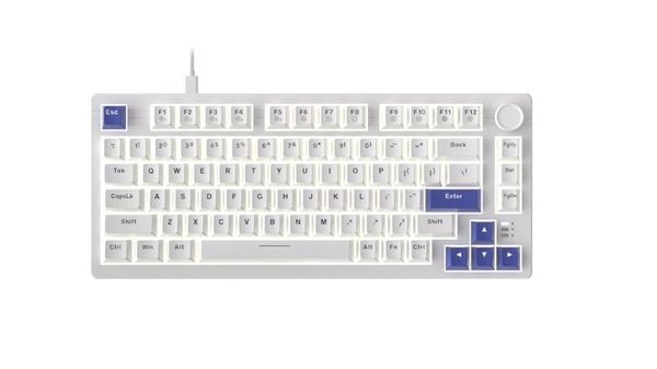 Bàn phím cơ DareU EK75 Full White DareU Firefly switch
