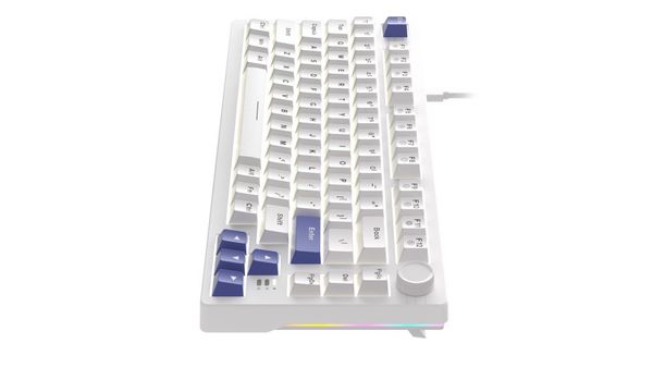 Bàn phím cơ DareU EK75 Full White DareU Firefly switch