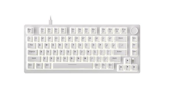 Bàn phím cơ DareU EK75 Full White DareU Firefly switch
