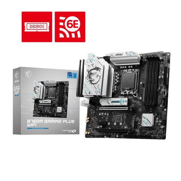 Bo mạch chủ MSI B760M GAMING PLUS WIFI DDR5