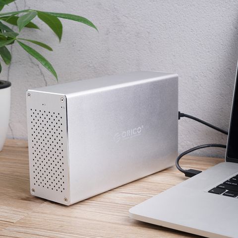 Hộp ổ cứng ORICO 3.5 inch 2 khe cắm SATA 3 USB 3.0 Type B - WS200RU3