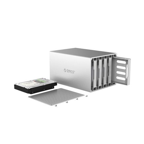 Hộp ổ cứng ORICO 3.5 inch 5 khe cắm SATA 3 USB 3.0 Type B - WS500RU3