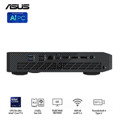 Bộ Mini PC Asus NUC ROG RNUC14SRKU9189 - U9 185H/16GD5*2/1TBSSD/Killer Wifi6E/Win11/ RTX 4070)