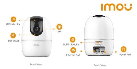Camera WIFI IMOU IPC-A32EP-L 3MP, đàm thoại 2 chiều, xoay nhiều góc qua APP