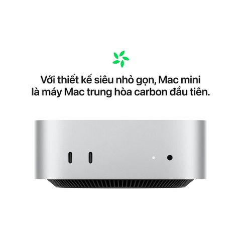 Mac mini M4 Pro 2024 12CPU 16GPU 24GB 512GB MCX44SA/A - Chính hãng Apple Việt Nam