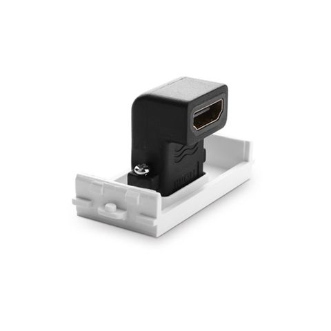 Đầu nối HDMI âm tường bằng nhựa bẻ góc 90 độ Ugreen 20318 (Đen)