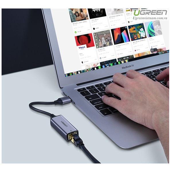 Cáp USB 3.0 to Lan 10/100/1000Mbps Gigabit Ethernet Ugreen 50922