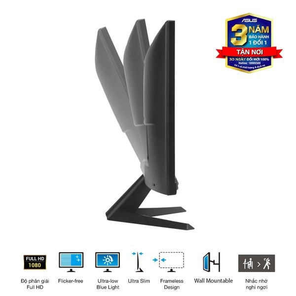 Màn Hình ASUS VY229HF (21.45 inch - IPS  - FHD - 100Hz - 1ms)