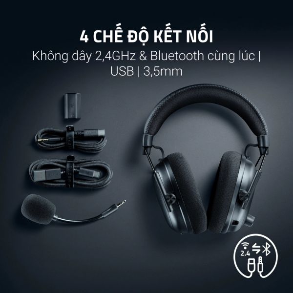 Tai nghe Razer BlackShark V3 Pro White